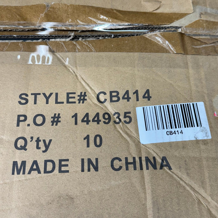 (10 Pack, 1 Box) Tempered Glass For Cubbies 14"x14" Clear CB414