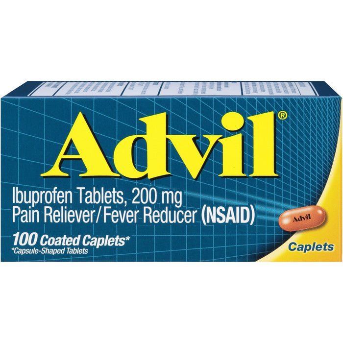 Advil Pain and Headache Reliever Ibuprofen Caplets; 200 mg; 100 Count