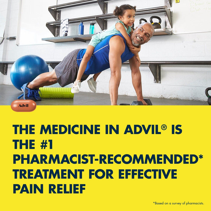 Advil Pain and Headache Reliever Ibuprofen Caplets; 200 mg; 100 Count