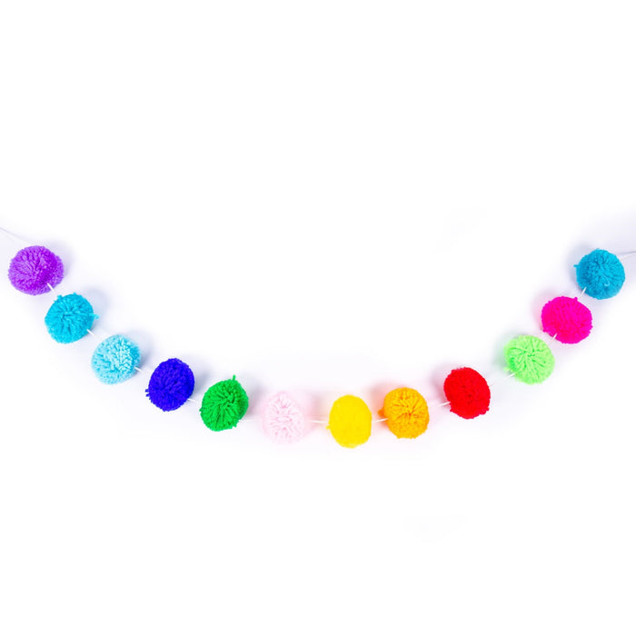 Multicolor Pom Pom Garland, Way to Celebrate, All Occasions