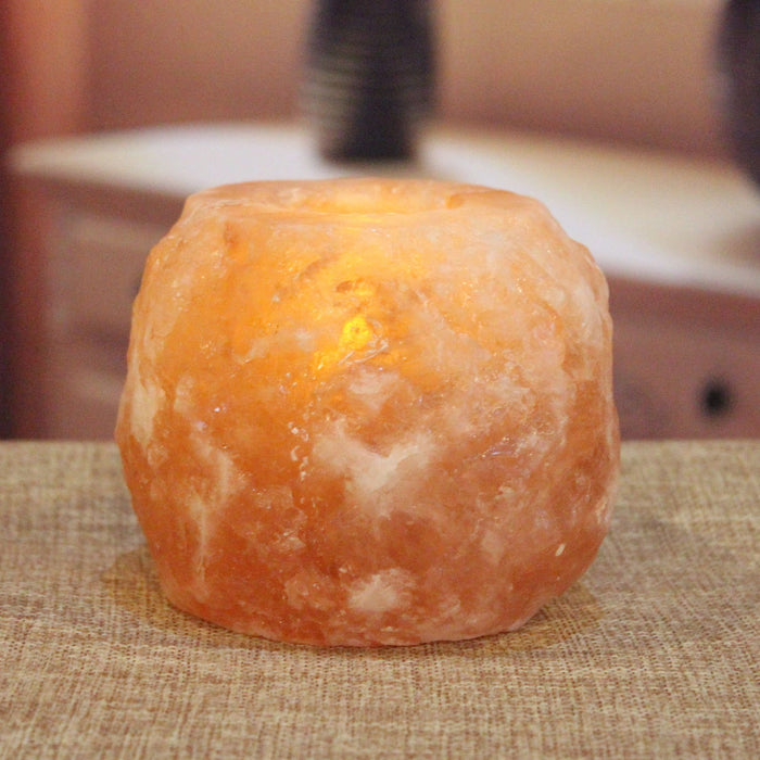 WBM Himalayan Crystal Salt Candle Holder