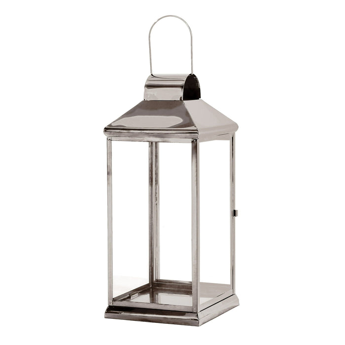 Hobbs Stainless Steel 22" Lantern, Silver