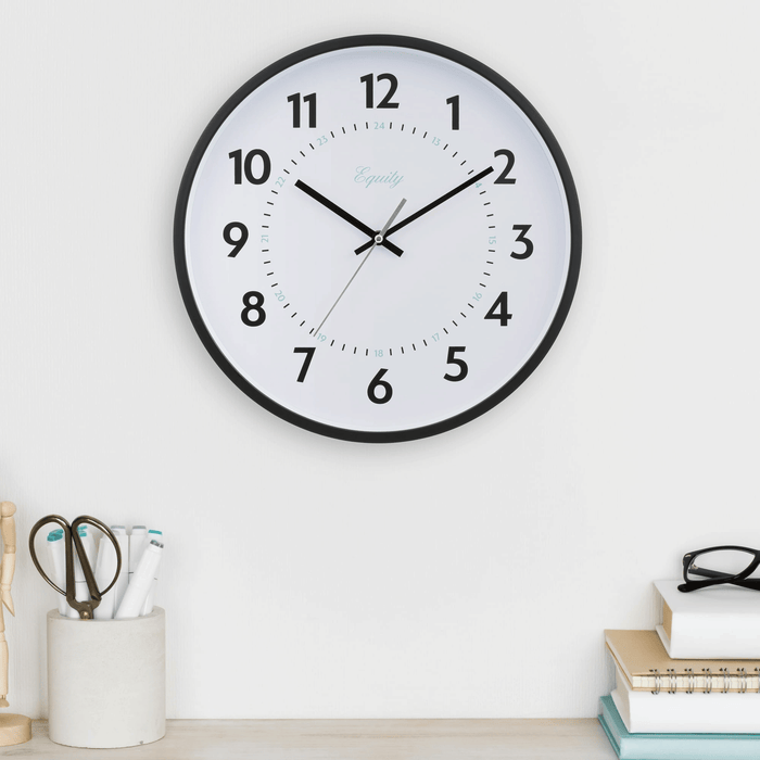 Equity by La Crosse 25509 14 Inch Basics Commercial Quartz Wall Clock