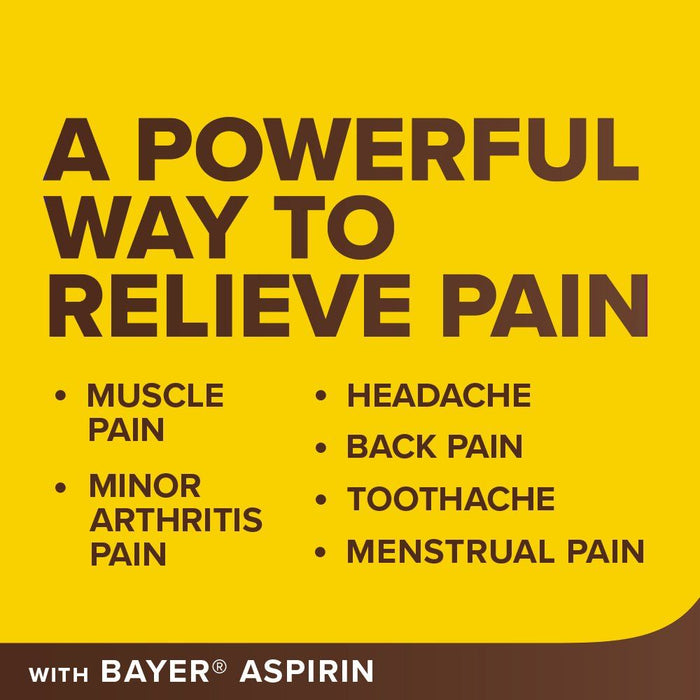 Bayer Extra Strength Aspirin Caplets; 500 mg; 100 Count