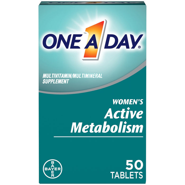 One A Day Women's Active Metabolism Multivitamin Tablets; 50 Count