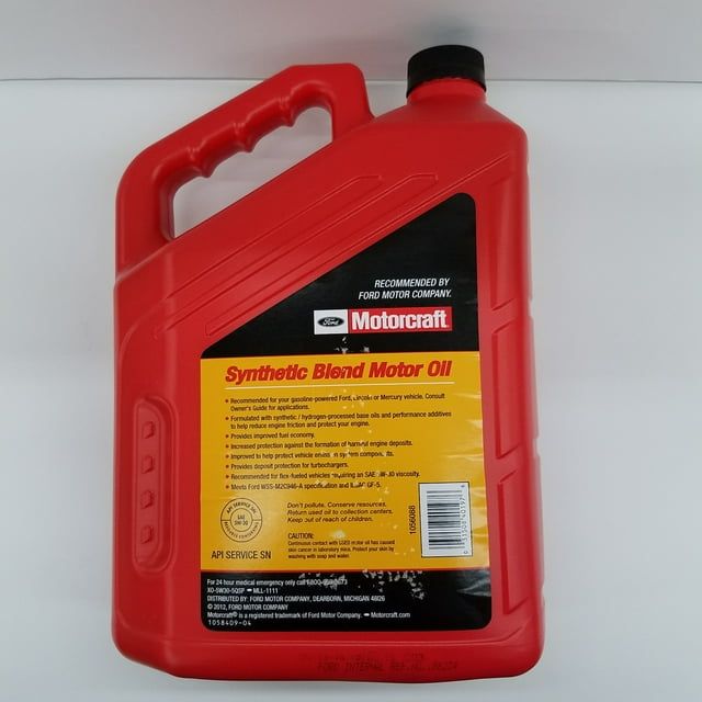 Motorcraft Synthetic Blend Motor Oil 5w30