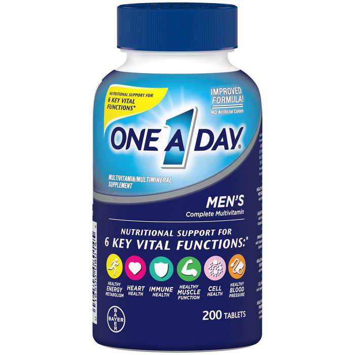 One A Day Men's Multivitamin Tablets for Men; 200 Count