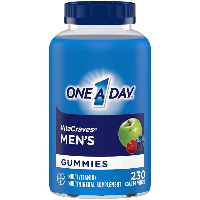 One A Day Men's Multivitamin Gummies for Men; 230 Count