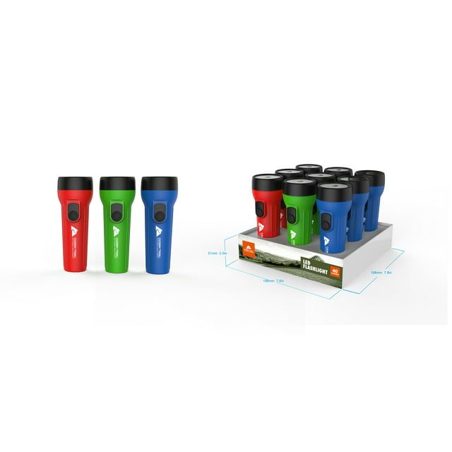 Ozark Trail LED 40 Lumens 1*D Battery Flashlights: Any 1 Random Flashlight