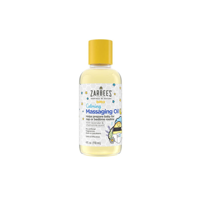 Zarbee's Naturals Baby Calming Massage Oil 4 Fl. Oz. Bottle