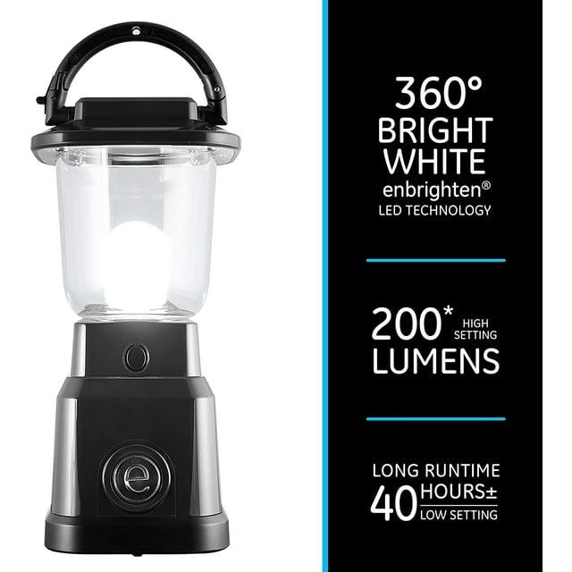 Enbrighten 200 Lumens, Battery Camping Lantern