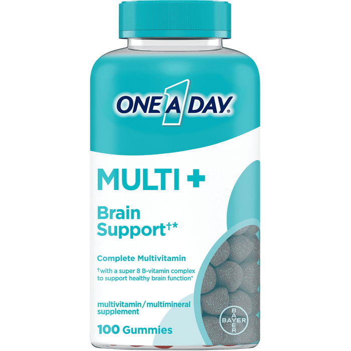 One A Day MULTI+ Brain Support Gummy Multivitamin; 100 Count