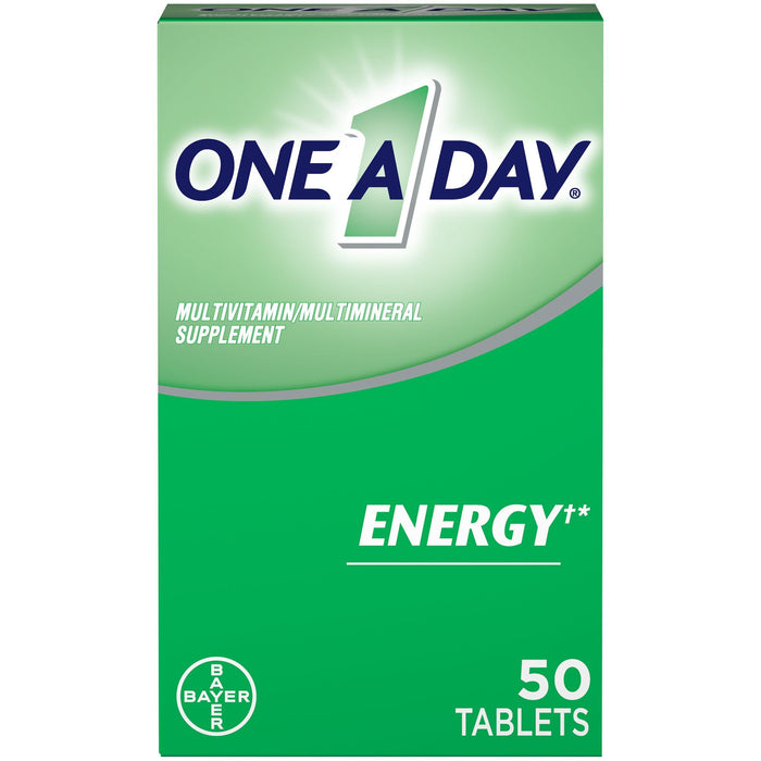 One A Day Energy Multivitamin Tablets for Men & Women; 50 Count