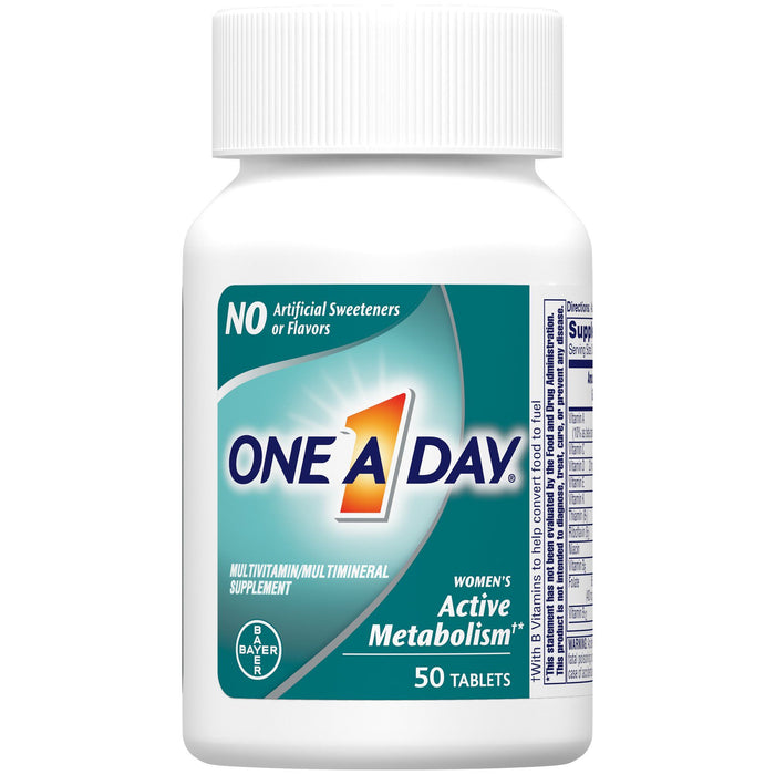 One A Day Women's Active Metabolism Multivitamin Tablets; 50 Count