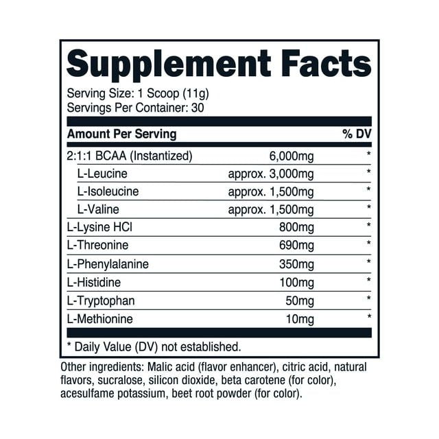 Nutricost EAA Powder 30 Servings (Peach Mango) - Essential Amino Acids - Non-GMO