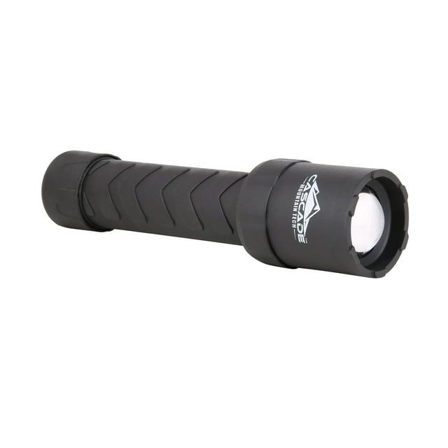 CMT STEELCORE? 1000Lumens LED Flashlight Black, with Emergency Strobe Feature, 4 AA Batteries Included