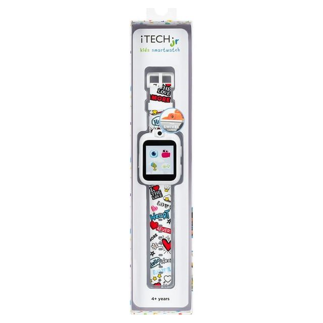 iTech Junior Graffiti Print Kids Smart Watch ITE13672W06A-WPT