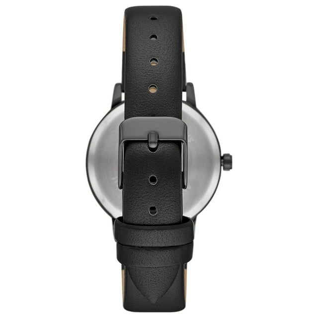 Time and Tru Women's Gunmetal Crystal Accent Watch