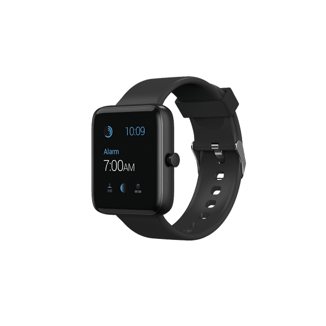 3Plus Vibe Lite Smartwatch (Black) with Heart Rate/Blood Oxygen/ Sleep Monitor/ Notifications/Assisted GPS/ Workout Tracker/ Water Resistant/ iOS & Android Compatible