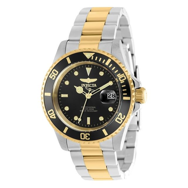 Invicta Pro Diver Men 40mm Stainless Steel Black dial Quartz Watch