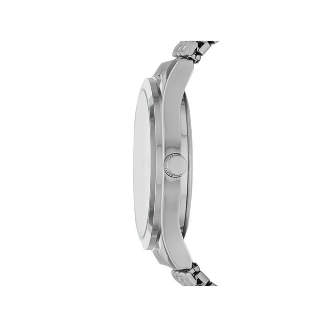 GEORGE Men's Watch: Silvertone Case, Silver Easy Read Dial, Silvertone Expansion Band (FMDOGE024)