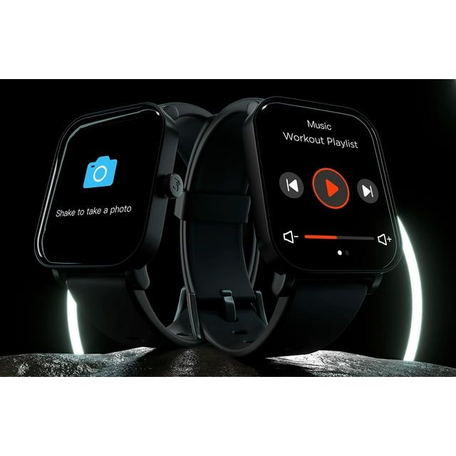 3Plus Vibe Plus 2 Smart Watch Black-Unisex