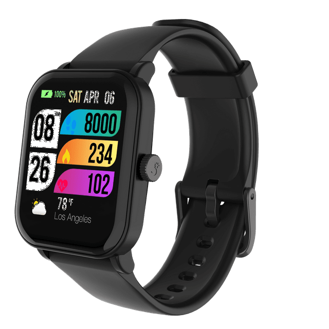 3Plus Vibe Plus 2 Smart Watch Black-Unisex