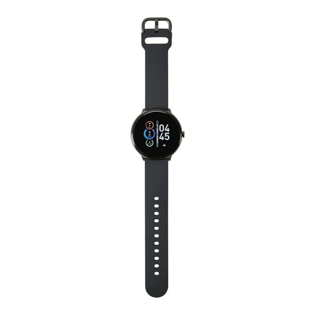 Itech Fusion 2R Unisex Adult Smartwatch w/ Multi-Sport, Black