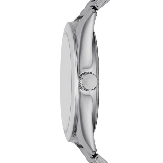 George Men's Watch: Silver Tone Case, Silver Dial, Silver Tone 3 Link Bracelet (FMDOGE045)