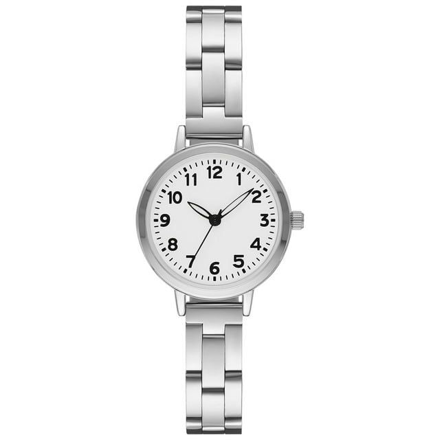 Time and Tru Women's Silver Tone Bracelet Watch