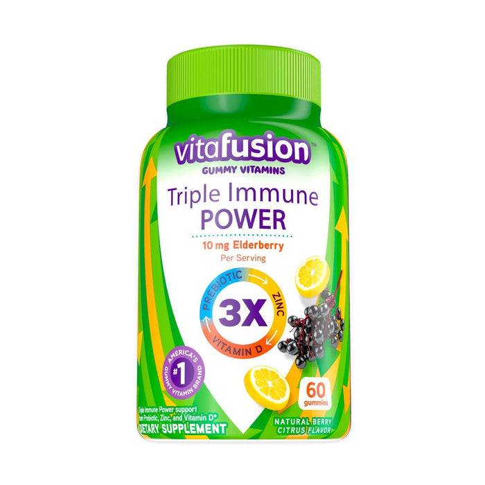 Vitafusion Triple Immune POWER Gummy Vitamins; 60 Count