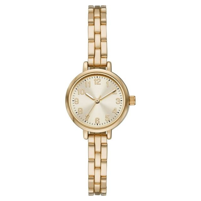 Time and Tru Women's Gold Tone Bracelet Watch