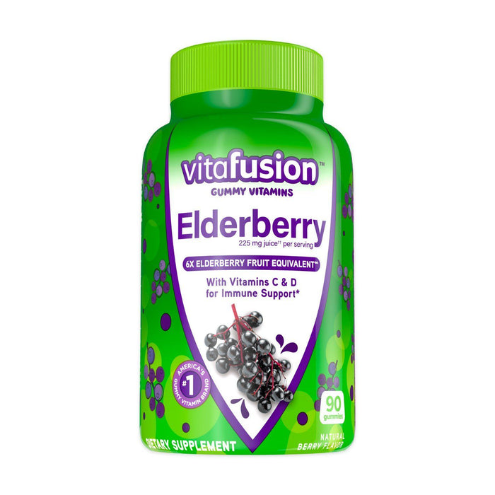 Vitafusion Elderberry Gummy Vitamins; 90 Count