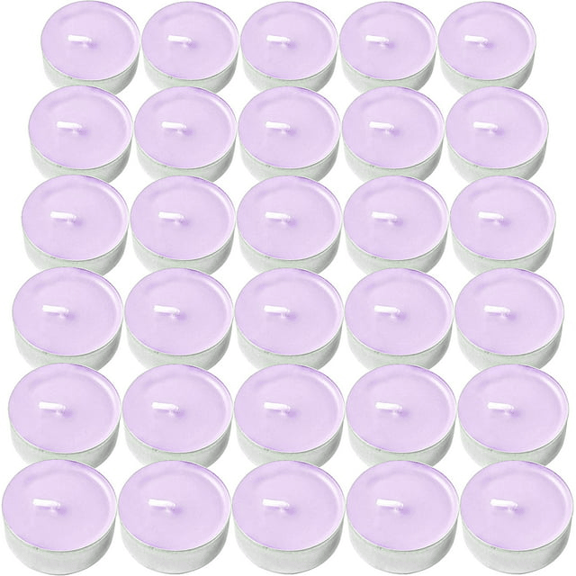 DecorRack 30 Lavender Scented Tealight Candles