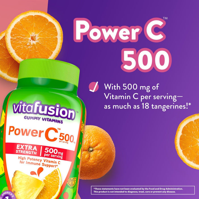 Vitafusion Extra Strength Power C Gummy Vitamins; Tropical Citrus Flavored; 92 Count