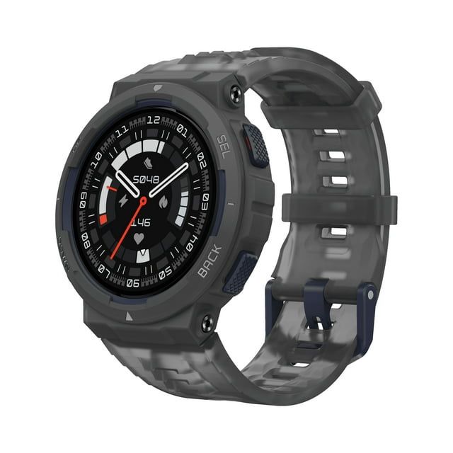 Amazfit Active Edge Smart Watch with Stylish Rugged Sport & Fitness Design ? Midnight Pulse