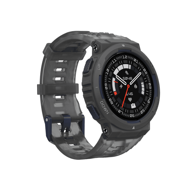 Amazfit Active Edge Smart Watch with Stylish Rugged Sport & Fitness Design ? Midnight Pulse