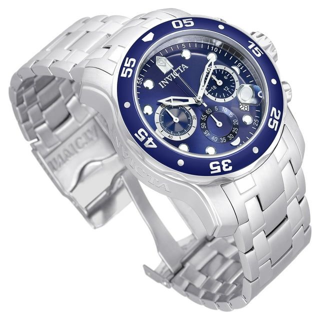 Invicta Men's 0070 Pro Diver Quartz Chronograph Blue Dial Watch