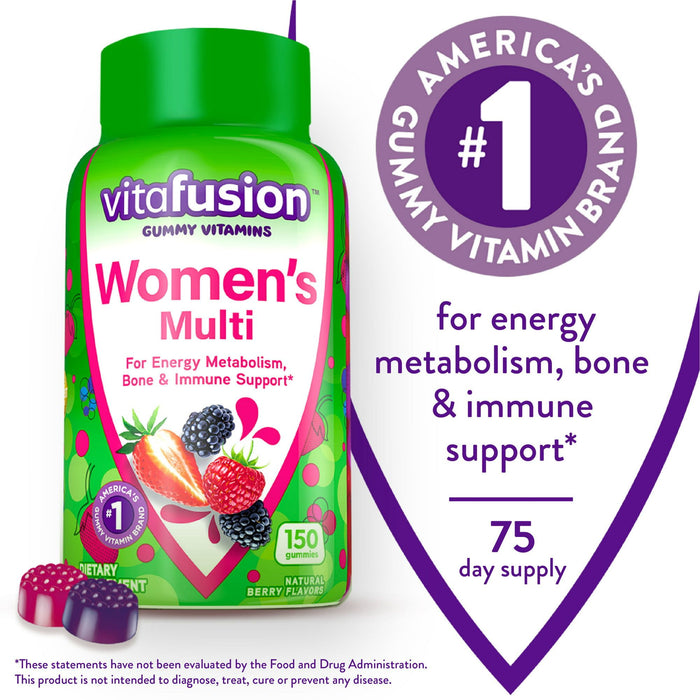 Vitafusion Women's Multivitamin Gummies; Berry Flavored; 150 Count