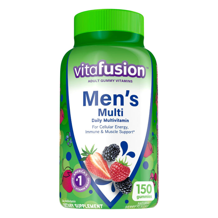 Vitafusion Adult Gummy Vitamins; Men's Daily Multivitamin; Berry Flavored; 150 Count