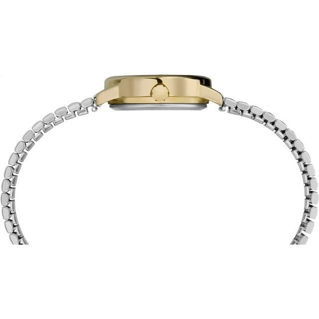Timex Women's Easy Reader 25mm Watch ¨C Two-Tone Case White Dial with Expansion Band