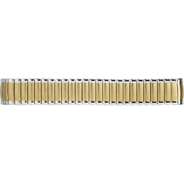 Timex Women's Easy Reader 25mm Watch ¨C Two-Tone Case White Dial with Expansion Band