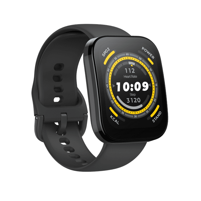 Amazfit Bip 5 Smart Watch with Ultra Large Screen & Bluetooth Calling ¨C Soft Black