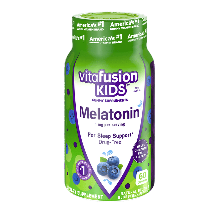 Vitafusion Kids Melatonin For Sleep Support; 1 mg; 60 Count