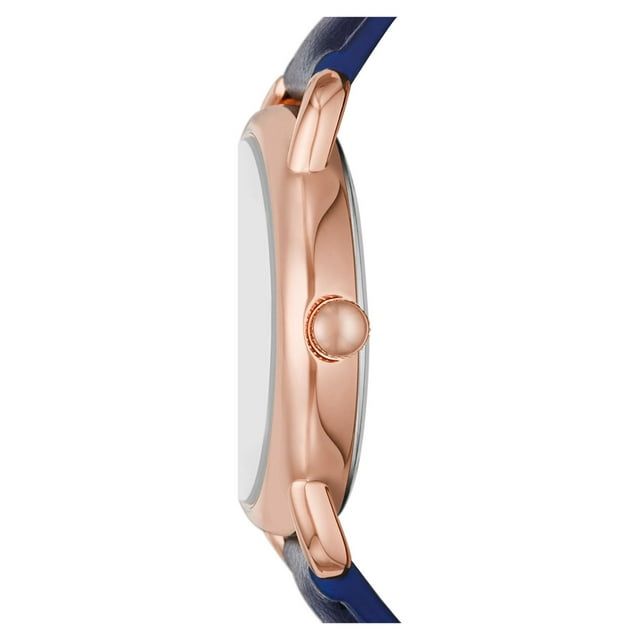 Time and Tru Women's Rose Gold Tone Textured Dial Watch