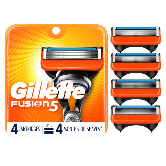 Gillette Fusion5 Men's Razor Blade Refills; 4 Count