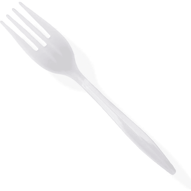 Comfy Package Heavy Duty Plastic Forks Bulk Disposable Cutlery Set, 400-Pack