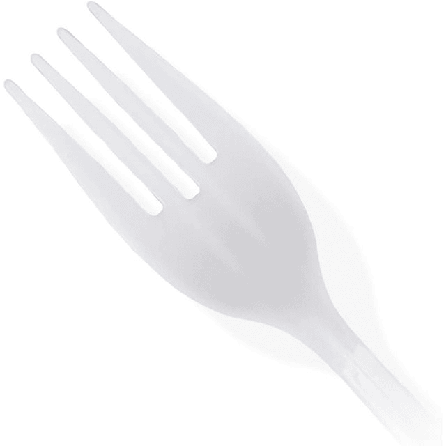 Comfy Package Heavy Duty Plastic Forks Bulk Disposable Cutlery Set, 400-Pack