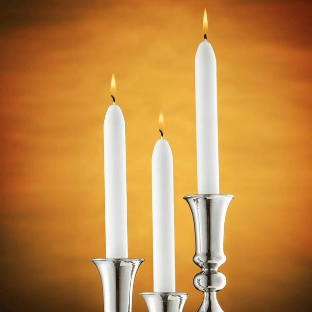 SPAAS White Dinner Candle Sticks - 14 Pack | 9 Inch Tall White Candlesticks - Burning 8 Hours | Unscented Premium Wax Tall Candlesticks for Home Decoration, Wedding, Holiday and Parties