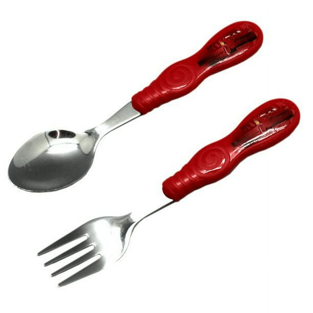 Disney Pixar Cars Movie Easy Grip Flatware Fork & Spoon by Zak Desgn